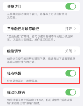 翠峦苹果授权维修站分享iPhone轻点无法唤醒怎么办 