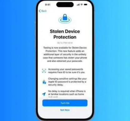 翠峦苹果授权维修店分享被盗设备保护功能开启方法 