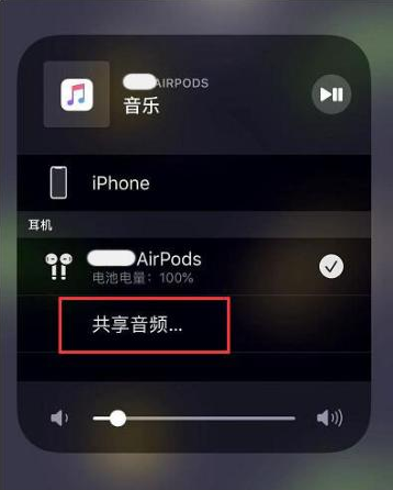 翠峦苹果14音频维修点分享iPhone14音频共享设置方法 